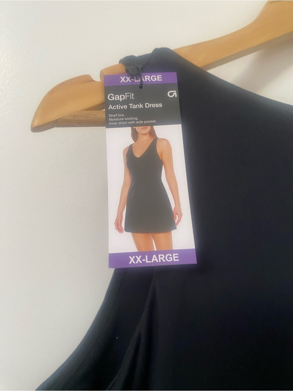 GAPFit Gap Fit Black Sleeveless V-Neck Women’s Active Leisure Dress Shorts - Picture 13 of 13